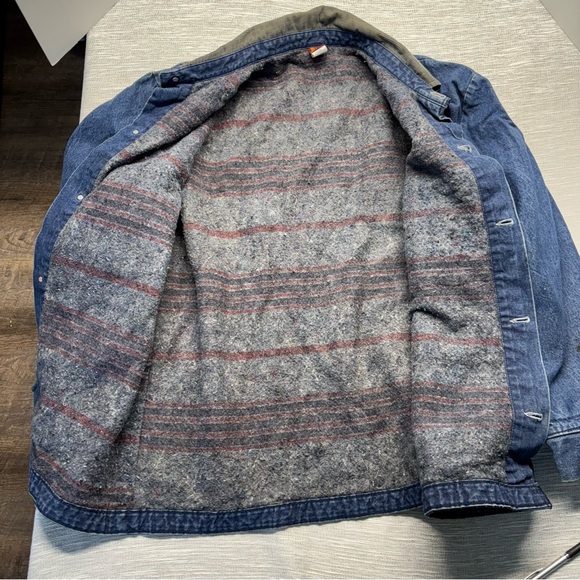 Vintage Wrangler Big Ben Denim Chore Jacket Men's Sz M/L - Picture 11 of 16